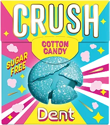 Pastill Crush Cotton Candy 25g Dent