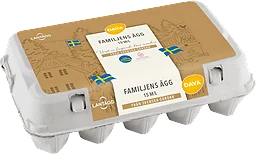 Ägg M/L Familjens Frigående 15-p Lantägg