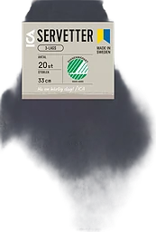 Servett Svart 33cm 20-p ICA