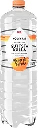 Vatten Kolsyrad Mango & persika 1,5l ICA