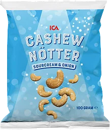 Cashewnötter Sourcream & onion 100g ICA