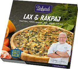 Lax & räkpaj Fryst
