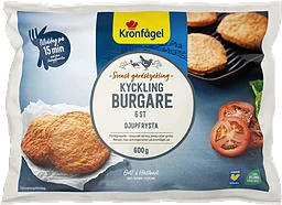Kycklingburgare Fryst 600g Kronfågel