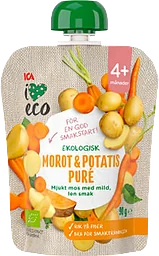 Smoothie Morot & potatis 4+mån 90g ICA I love eco