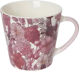 Mugg Fleur rosa/vit 40cl ICA