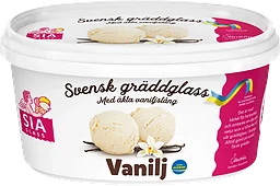 Gräddglass Vanilj 500ml SIA Glass