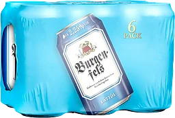 Lättöl 2,25% 33cl 6-p Burgenfels
