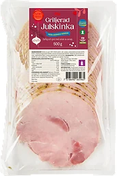 Julskinka Griljerad Skivad Glutenfri 500g ICA