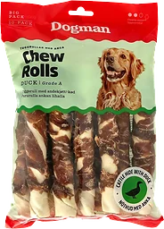 Hundtugg Chew Rolls Duck 600g Dogman