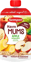 Barnmat Fruktmums äpple med havre 6m