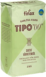 Vetemjöl Tipo 00 Siktat Varvetemjöl 2kg Ramlösa Kvarn