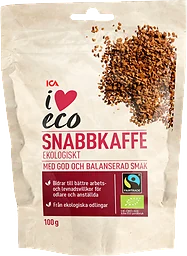 Snabbkaffe Refill Ekologiskt 100g ICA I love eco