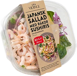 Japansk Sallad med Räkor och Sushiris 360g Vidinge