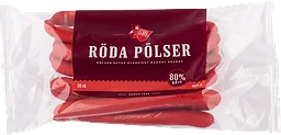 Röda Hot Dog Pölser 80% Kötthalt 625g Göl