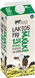 Mellanmjölkdryck Laktosfri 1,5% Grådö Mejeri