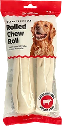 Tuggrulle rullad vit M 2-p Dogman