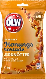 Honungsrostade Jordnötter 175g OLW