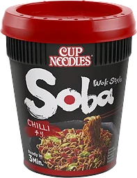 Nudlar i kopp Soba med Yakisobasås Chili 92g Nissin