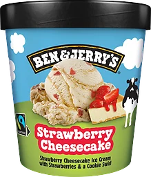 Glass Strawberry Cheesecake