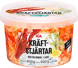 Kräftstjärtar med dillsmak i lake 400g ICA