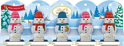 Mjölkchoklad Mini Snowman 5-p 50g Lindt
