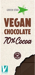 Mörk Choklad Vegan 70% 90g Green Star