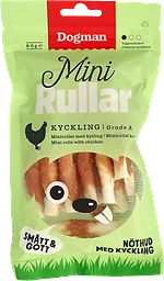 Minirullar med kyckling 80g Dogman