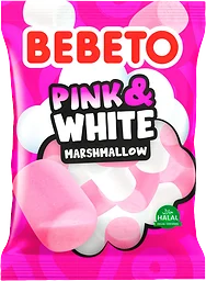 Marshmallows Pink & White 60g Bebeto