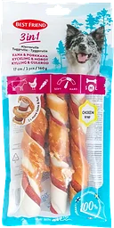 Hundtugg 3in1 Tuggben Kyckl&Morot 3st 160g Best friend