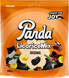 Godis Lakrits Mix Original 400g Panda