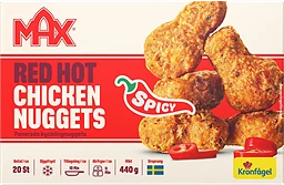 Red hot chicken nuggets 440g Kronfågel
