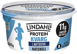 Kvarg Naturell Laktosfri 0,2% 500g Lindahls