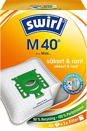 Dammsugarpåse M40 4-pack Swirl