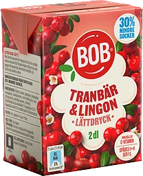 Lättdryck Lingon & tranbär Koncentrat