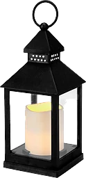 Lykta LED svart 23 cm