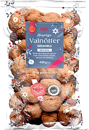 Valnötter Grenoble Torkade med skal 400g ICA