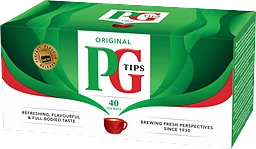 Svart te 40-p PG Tips