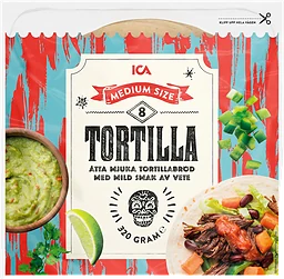 Tortilla Medium 8-p 320g ICA