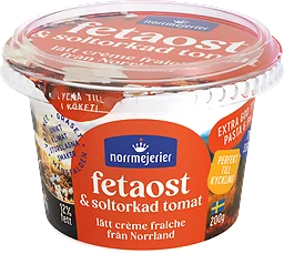 Fetaost & Soltorkad Tomat Crème Fraiche 12%