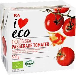 Passerade Tomater 500g KRAV ICA I love eco