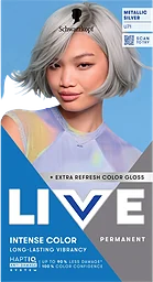Hårfärg U71 Metallic Silver 1-p Schwarzkopf Live