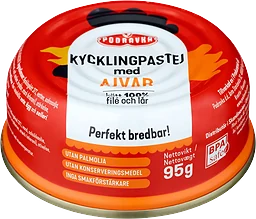 Kycklingpastej Med Ajvar 95g Podravka