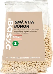 Bönor Små Vita 800g ICA Basic
