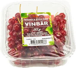 Röda vinbär 125g Klass 1 ICA