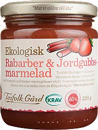 Marmelad Rabarber & Jordgubb Torfolk Gård 