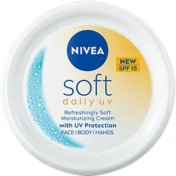 Hudkräm Soft Daily UV SPF15 100ml Nivea