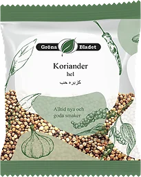 Koriander Hel 30g Gröna Bladet