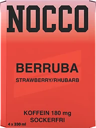 Energidryck Nocco Berruba 4-pack