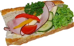 Baguette ost & skinka 240g