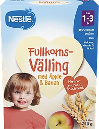 Välling Fullkorn Äpple & banan 1år 5l Nestle